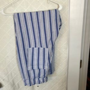 Pin stripe linen pants